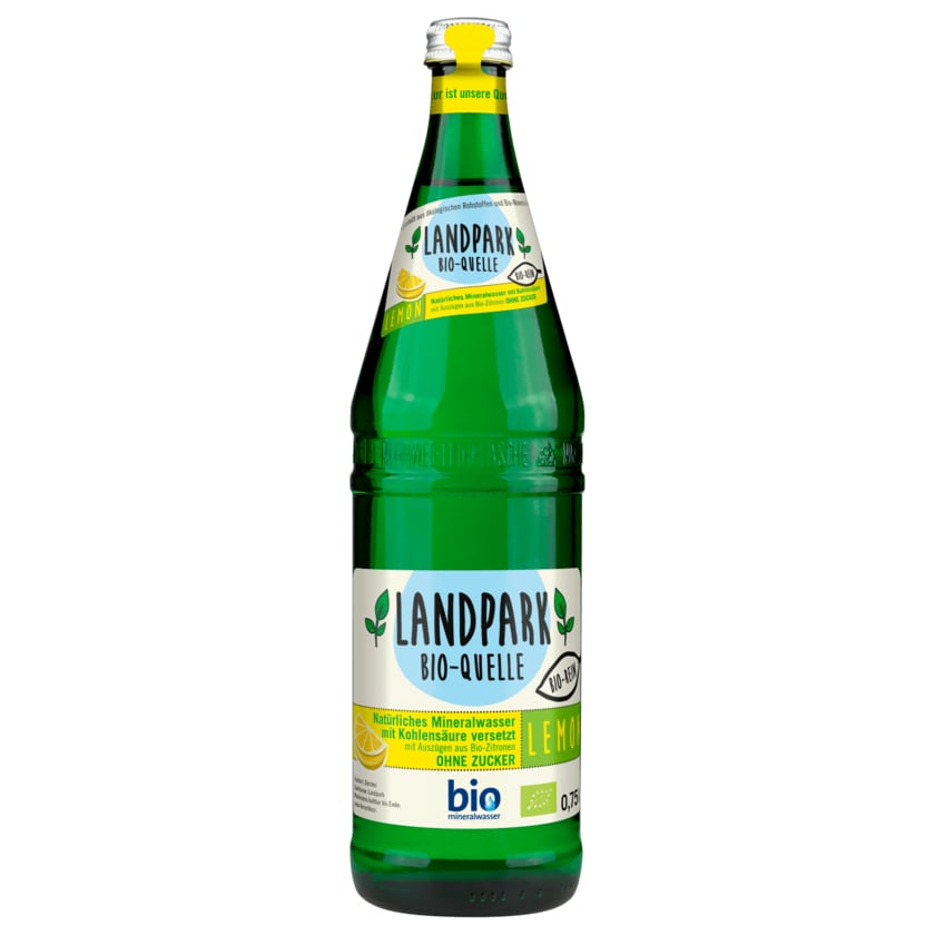 Landpark Mineralwasser Bio Lemon 0,75l